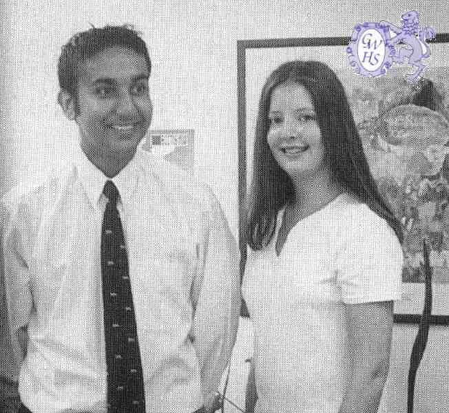22-272 Paljit Sangha and Hannah Perkins Guthlaxton College 1999 Wigston Magna