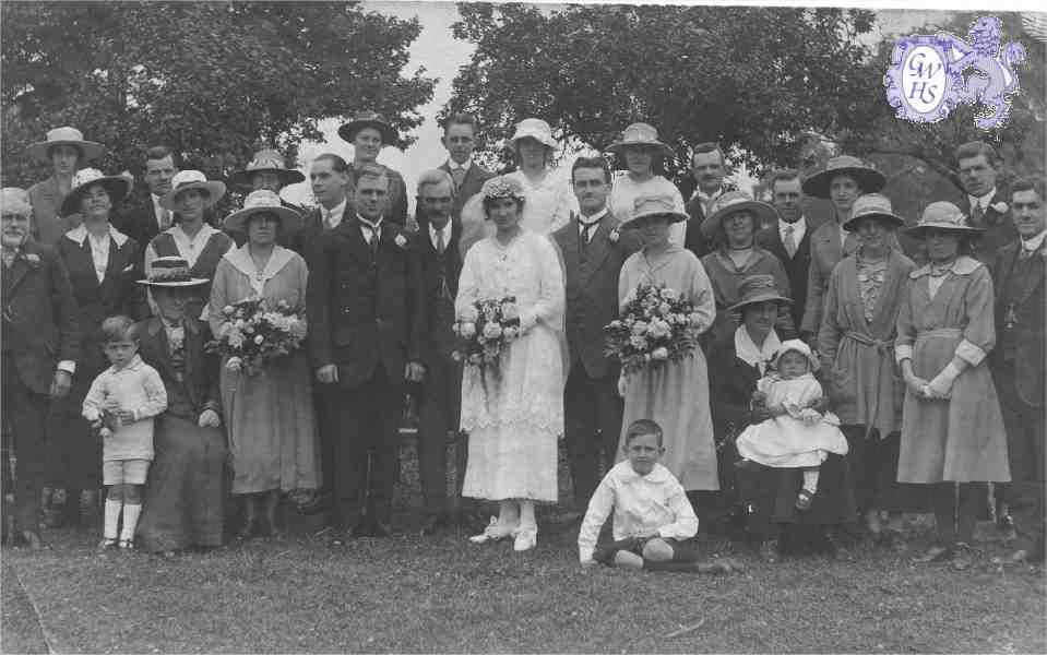22-482 Wedding of Percy George Forryan to Kate Boulter 1919  
