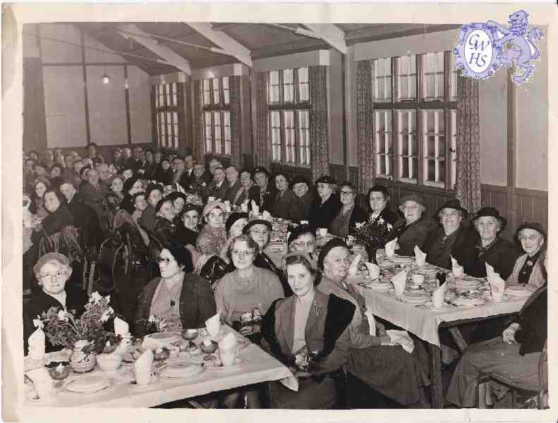 9-21 Tea Part for A H Broughton Staff at Wigston Constitutional Hall, Cross Street Wigston 1930
