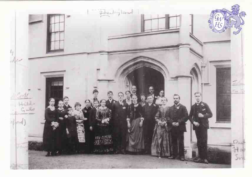 9-68 Wedding Group of Francis Freckingham at Wigston Hall 1880