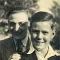 22-487 Eric George and Barrie Edward Forryan Wigston circa 1946  