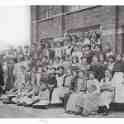 7-86 Staff and Employees at Albert Hill hosiery factory Frederick Street Wigston Magna 1928