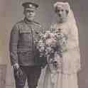 9-29 Leslie Hedges Forryan & Maggie Mary Boulter wedding 1919 Independent Chapel Wigston Magna