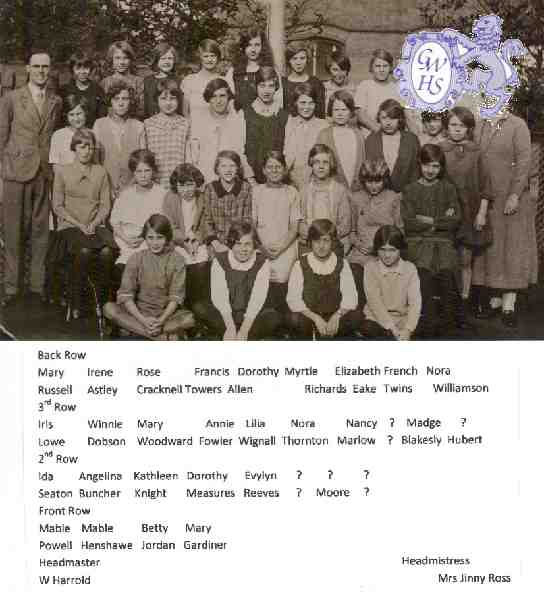 25-112 National School Long Street Wigston Magna circa 1929 