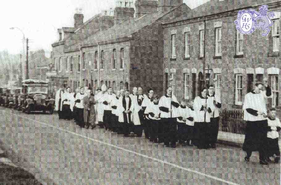 30-194 Cannon West funeral 1956 in Wigston Magna