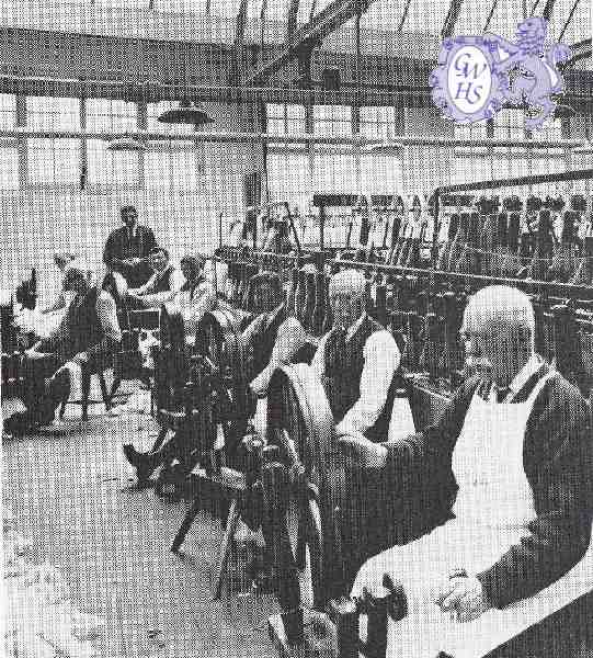 30-397 Yarn winding at Broughton's Hosiery Wigston Magna 1928