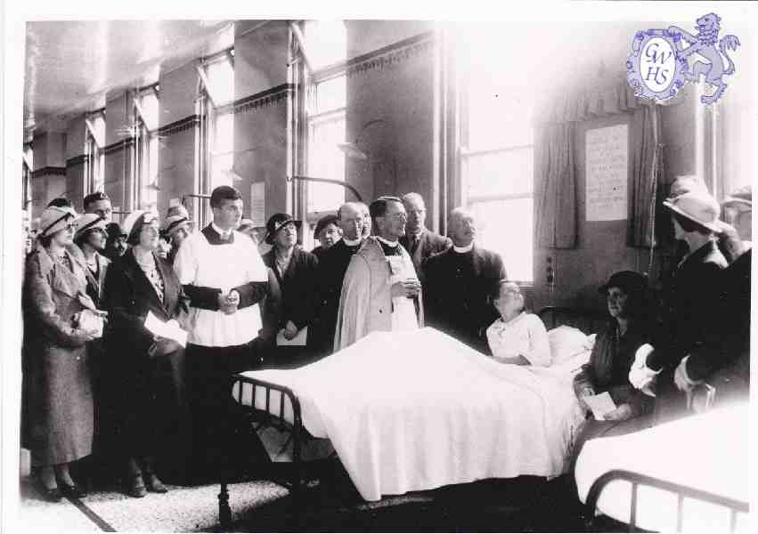 30-419 Dedication of Wigston Magna bed at the Leicester Royal Infirmary in 1937