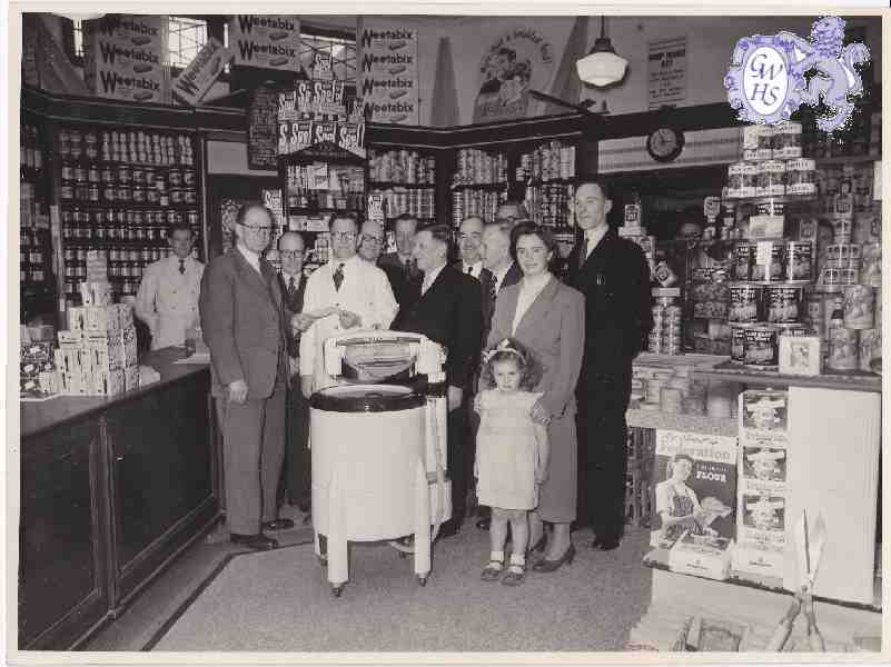 30-465 Launch of new Washing machine at Co-operative store in Wigston in early 1950's