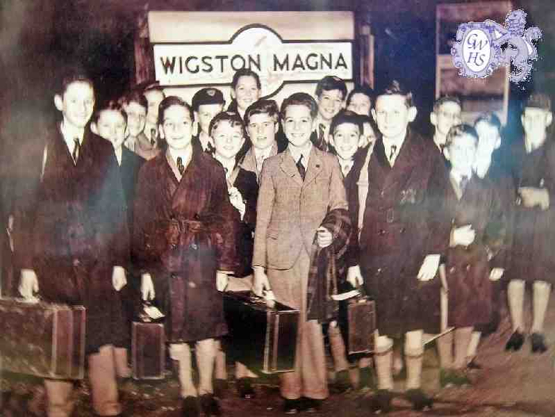 30-921 St Wolstan's Church at Wigston Magna Station 1951