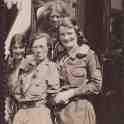25-007 1st Wigston Guides Eileen Lizzie Violet & Angy in Wales 1931 