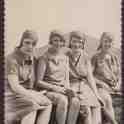 25-009 1st Wigston Guides Emily Chamberlain Violet Bartlett Amy menzies & Lily Webb in Wales 1931 