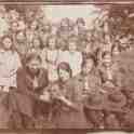 30-597 Captain May Barnley and her dog with the Wigston Guides 1920's