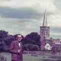 32-346 William Smart in 1962 in field behind his house in Staton Road Wigston Magna
