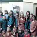 32-459 Wigston Brownies on trip to Skegness 1976