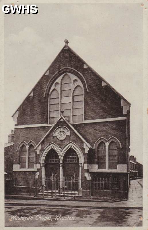 8-129 Wesleyan Chapel Frederick Street Wigston Magna 1920's