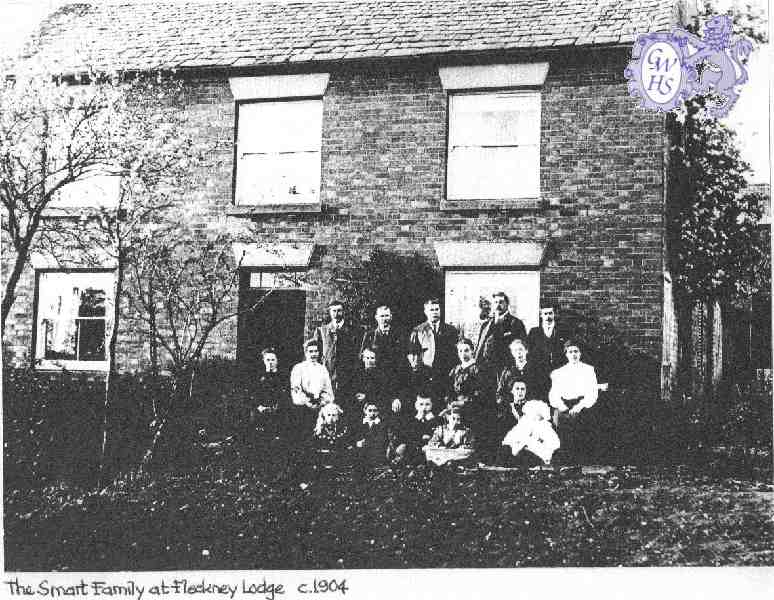 The Smart Family at Fleckney Lodge c 1904 Fleckney Leicestershire