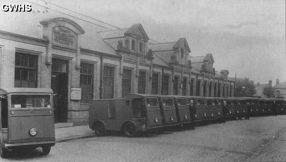 22-164 Morrison Electric factory yard in former Brunswick Mills Garden Street South Wigston circa 1937 