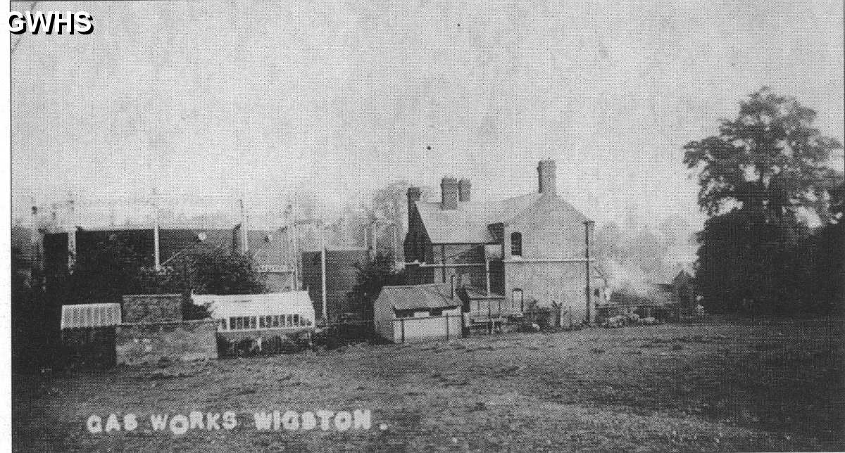 22-163 Wigston Gas Works Gas Lane Wigston Magna circa 1930 closed in the 1950's 