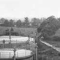 30-215a Wigston Gas Works October 1966 view of the Gas Holders now supplied on a branch from the trunk pipeline