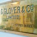 30-918 Sign for J G Glover & Co Ltd South Wigston