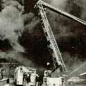 33-876 Factory fire in Gloucester Crescent South Wigston c 1968
