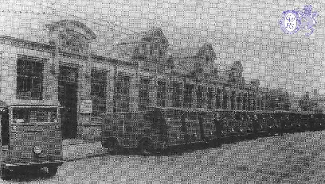 22-164 Morrison Electric factory yard in former Brunswick Mills Garden Street South Wigston circa 1937 