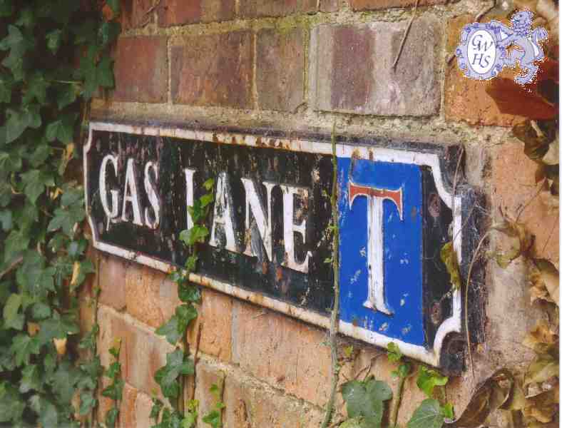 16-004 Gas Lane Road Sign - Newgate End Wigston Magna 2011