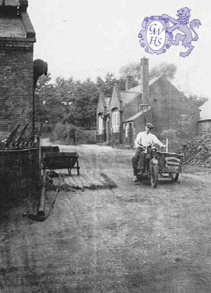 30-085a Through the Gas Works to the fields - Oswalds on motorbike - Wigston Magna