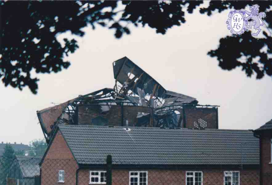 30-220 The former Wigston Gas Works Retort House being stabalised 1985