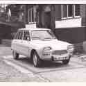 30-208 The Gas Office bungalow with a Citroen Dyane parked on the site of the former weighbridge in June 1973