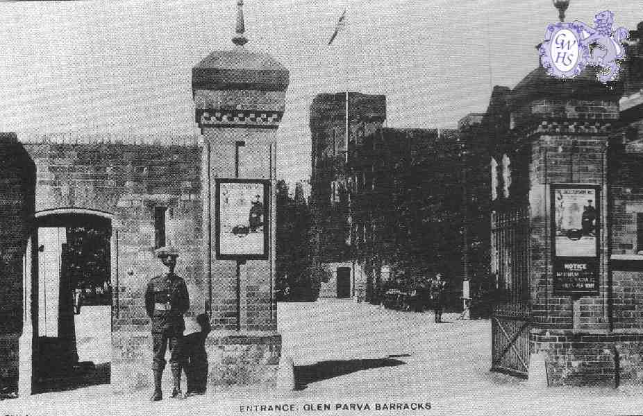 22-150 Glen Parva Barracks main gate circa 1935