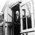 26-467 Mac Angus relief signalman at Wigston Glen Parva signal box in the late 1960's or early 70's