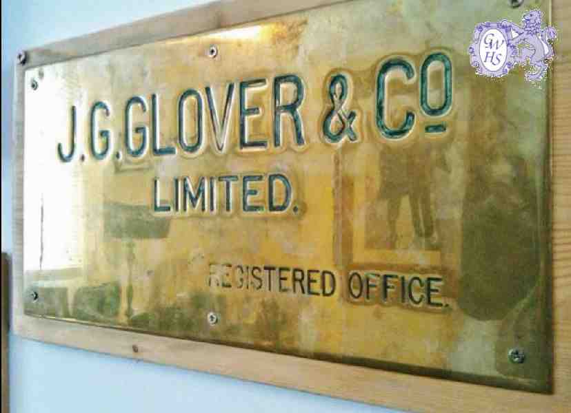 30-918 Sign for J G Glover & Co Ltd South Wigston