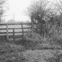 23-712a Stile leading from the allotments on Horsewell Lane to Rally bridge Wigston Magna 1960's
