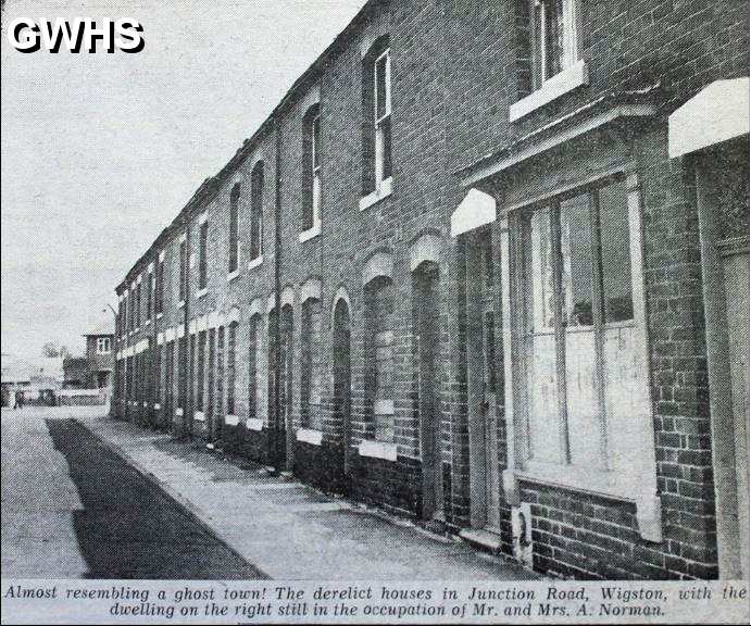 32-519 Junction Road Wigston Magna 1973 awaiting demolition