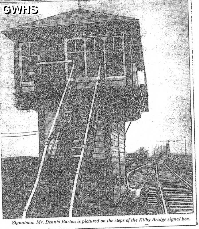 15-011 Dennis Barton Signalman at Kilby Bridge signal box
