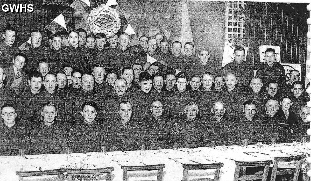 15-023 Kilby Bridge Home Guard Stand Down Dinner at Constitutional Hall 1944