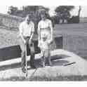 30-172 John Goodridge and May Taylor at Tythorn Bridge 1957