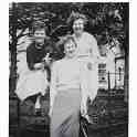 30-182 Josephine, Shirley Taylor and May Taylor at Tythorn Farm 1955