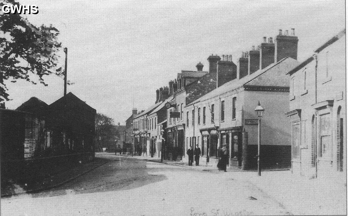 22-112 Leicester Road with Long Street in the distance, on the left is Forryan's Farm and orchard circa 1919
