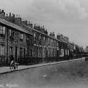 23-007 Leicester Road looking north Bell Inn in the distance Wigston Magna 1930