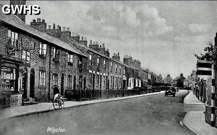 33-966 Leicester Road Wigston Magna circa 1930 with Frederick Street off to the right