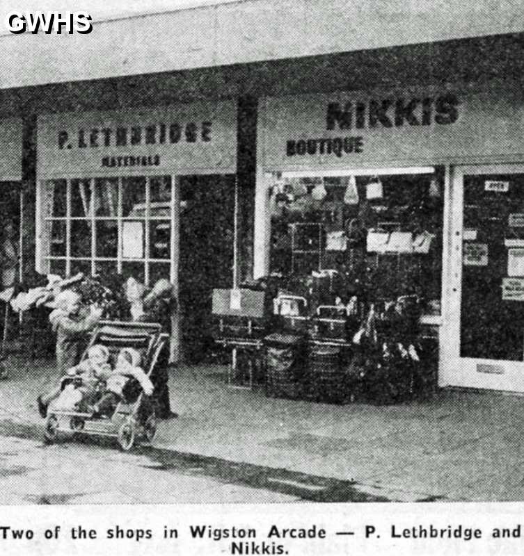 34-172 Shops in Wigston Magna Arcade 1978