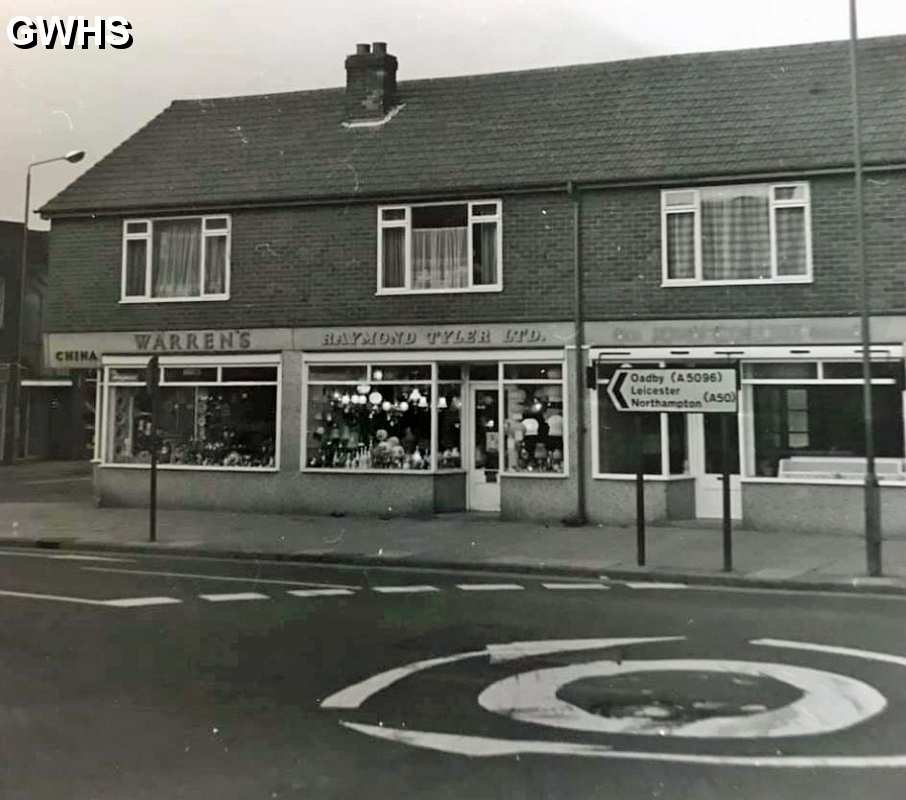 34-691 Shops on Leicester Road opposite Aylestone Lane Wigston Magna