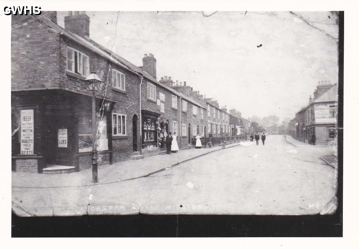 8-160 Leicester Road Wigston Magna 1920 (Meat shop on the corner of Aylestone Lane)