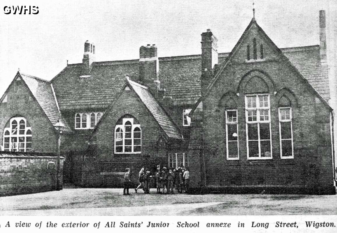 33-602 All Saints' Junio School Long Street Wigston Magna 1968