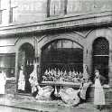 34-592 Wigston Co-operative Butchers shop Long Street Wigston Magna 1906