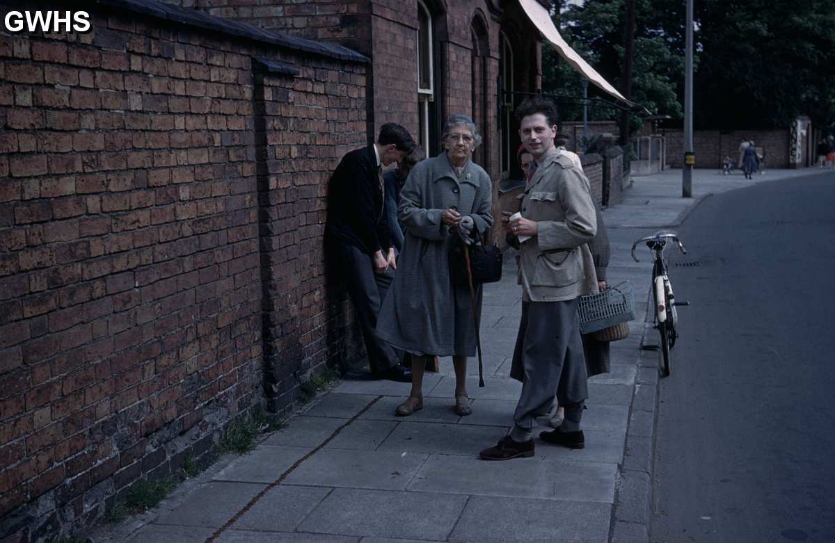 22-424 Collecting for the coins around wigston in the 60's in Long Street Wigston Magna