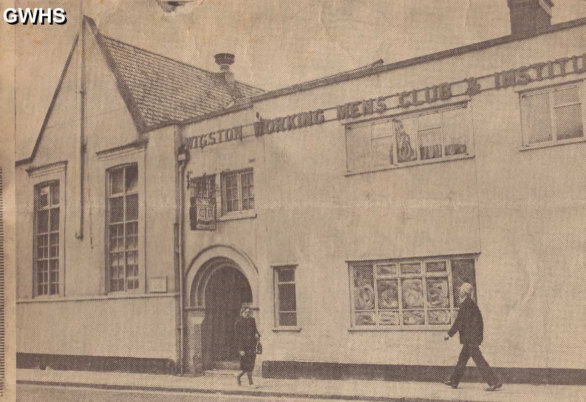 25-113 Wigston Working Men's Club Long Street Wigston Magna 1968 