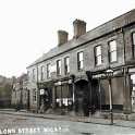 34-816 View looking into Long Street Wigston. c1920